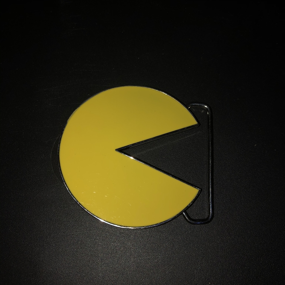 Pac-Man Belt Buckle